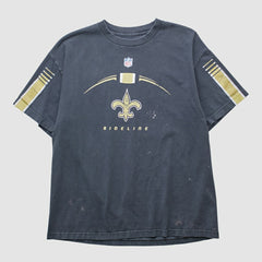 New Orleans Saints Reebok 2000s T-shirt Black Vintage
