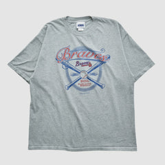 Atlanta Braves CSA 2002 T-shirt - Heather Gray - L by Fanatics Real Vintage T-shirts