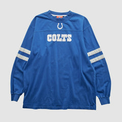Indianapolis Colts NFL 2000s Long Sleeve T-shirt Blue Vintage