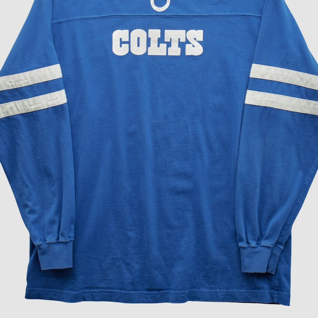Indianapolis Colts NFL 2000s Long Sleeve T-shirt Blue Vintage