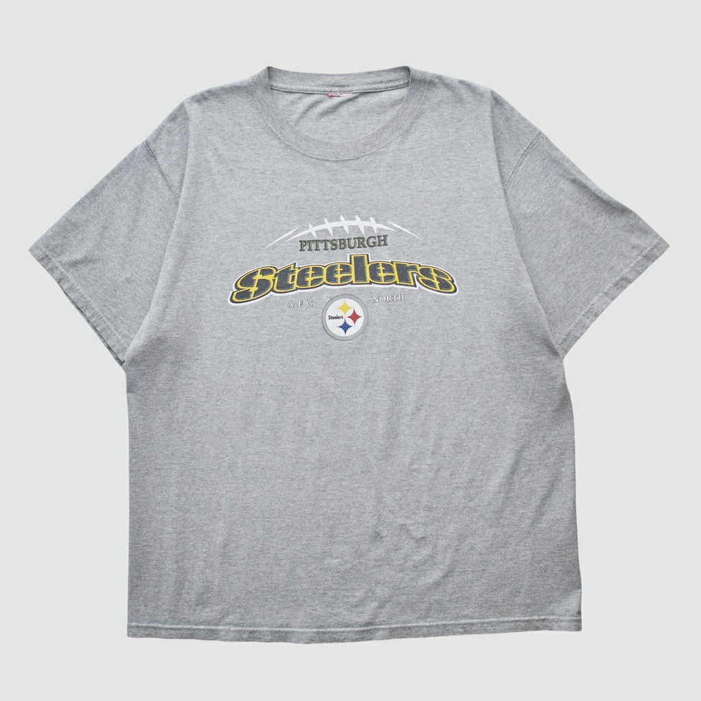 Pittsburgh Steelers 2000s T-shirt Heather Gray Vintage