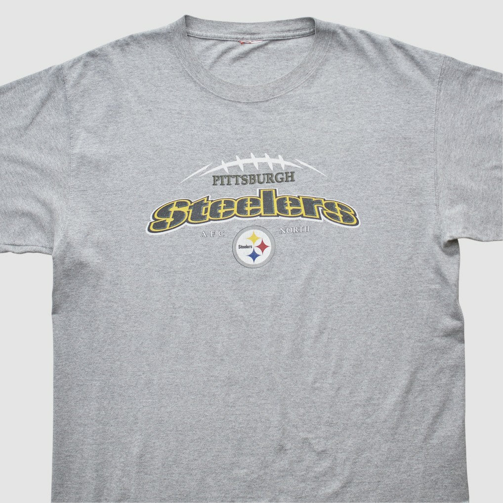 Pittsburgh Steelers 2000s T-shirt Heather Gray Vintage
