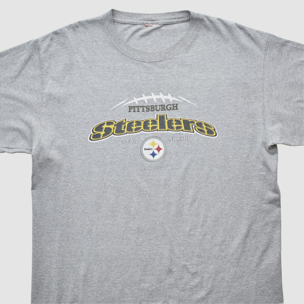 Pittsburgh Steelers 2000s T-shirt Heather Gray Vintage