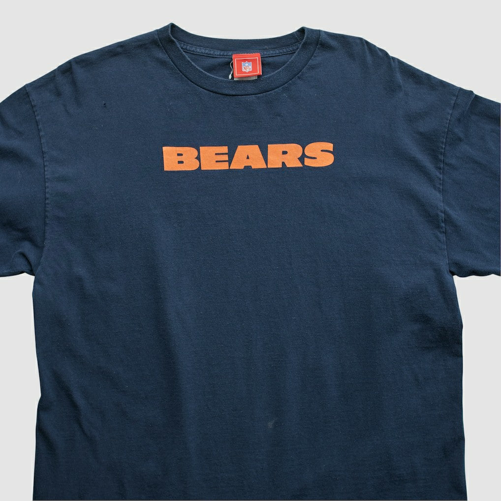 Chicago Bears NFL 2000s Long Sleeve T-shirt Navy Vintage