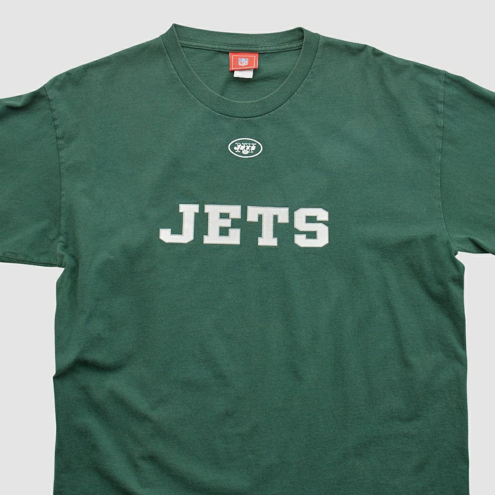 New York Jets NFL 2000s Long Sleeve T-shirt Green Vintage