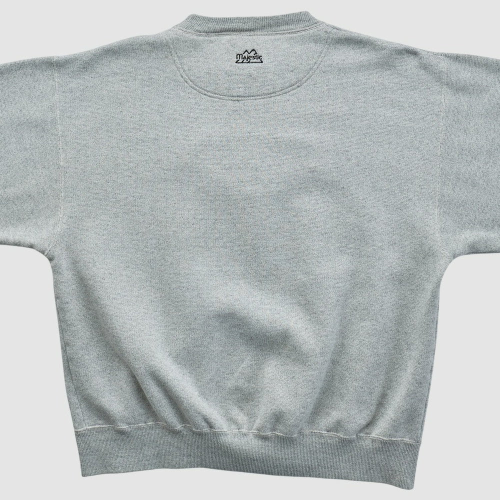 Minnesota Vikings Majestic 2000s Pullover Sweatshirt Heather Gray Vintage