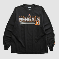 Cincinnati Bengals NFL 2010s Long Sleeve T-shirt Black Vintage