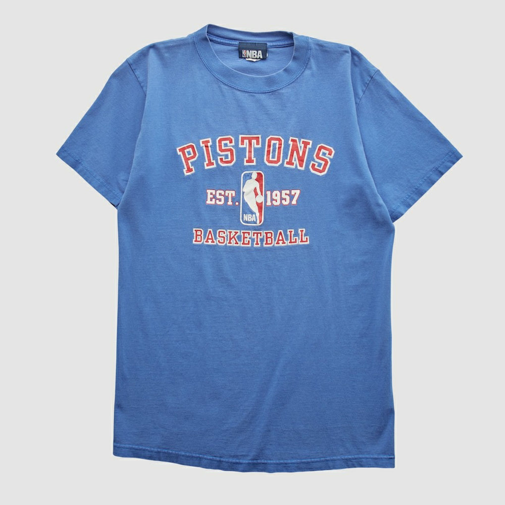 Detroit Pistons NBA 2000s T-shirt Blue Vintage
