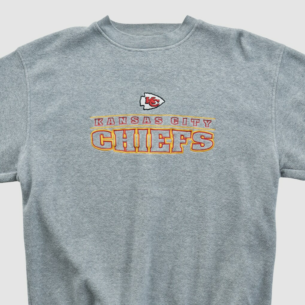 Kansas City Chiefs Active 2000s Pullover Sweatshirt Gray Vintage