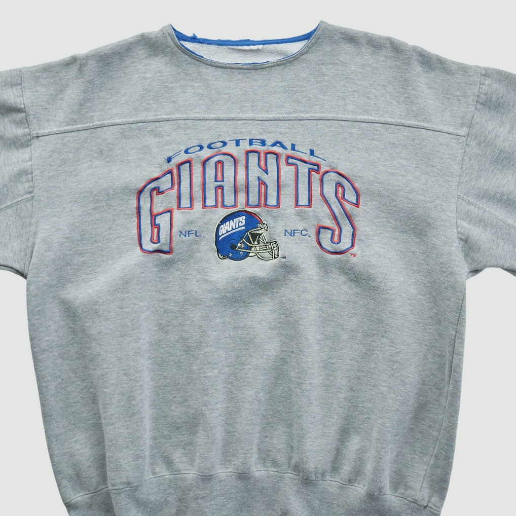 New York Giants Lee Apparel 90s Pullover Sweatshirt Gray Vintage