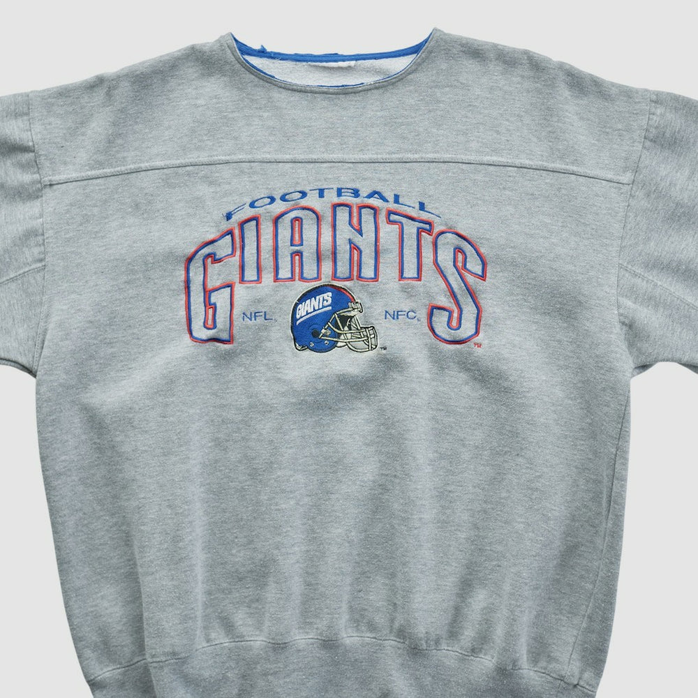 New York Giants Lee Apparel 90s Pullover Sweatshirt Gray Vintage