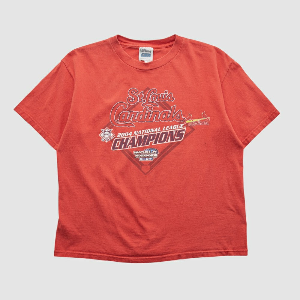 National League Champions CSA 2004 T-shirt - Red - S by Fanatics Real Vintage T-shirts