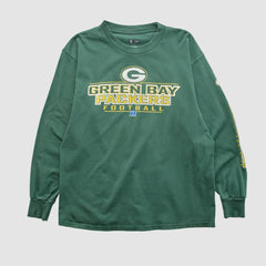 Green Bay Packers NFL 2000s Long Sleeve T-shirt Green Vintage