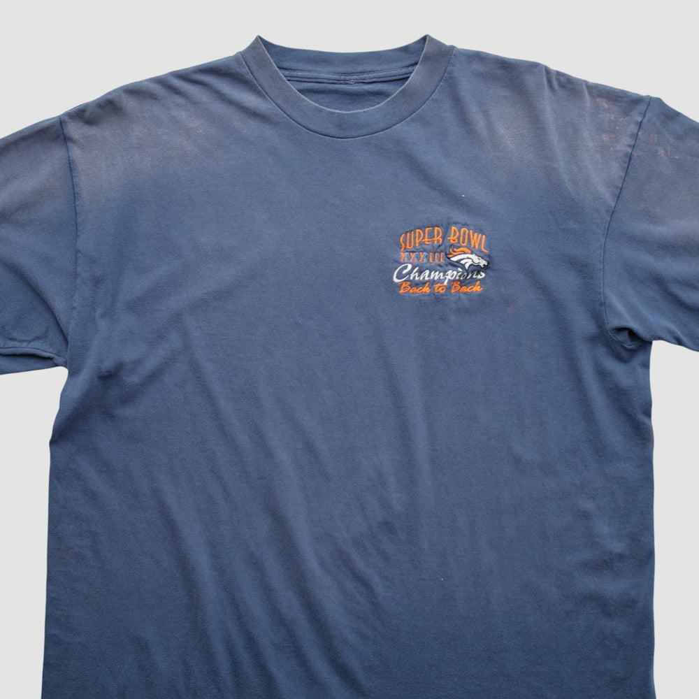 Denver Broncos 1999 T-shirt Blue Vintage