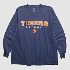 Detroit Tigers Lee Sport 2000s Long Sleeve T-shirt - Navy - L by Fanatics Real Vintage T-shirts