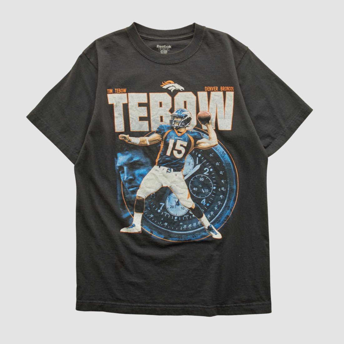 Tim Tebow Reebok 2010 T-shirt Black Vintage