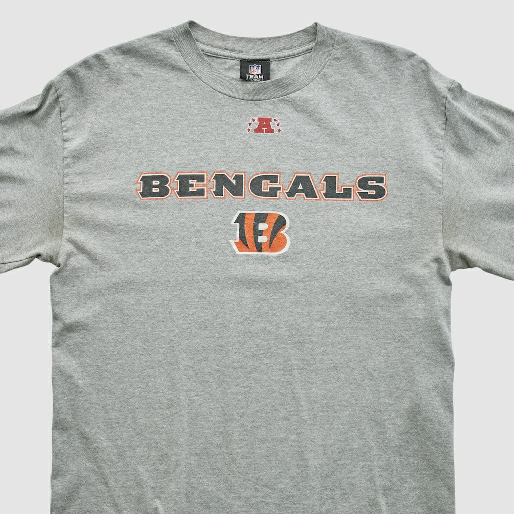 Cincinnati Bengals NFL 2010s Long Sleeve T-shirt Heather Gray Vintage