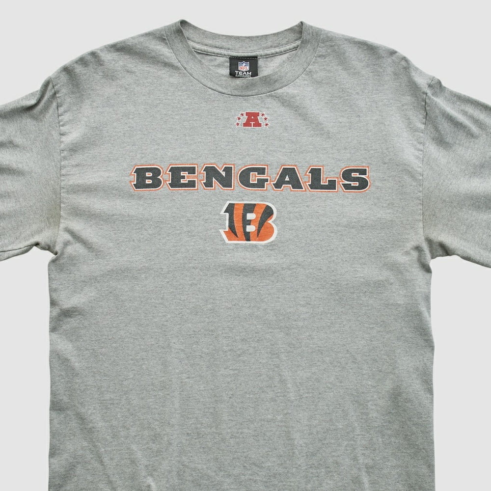 Cincinnati Bengals NFL 2010s Long Sleeve T-shirt Heather Gray Vintage