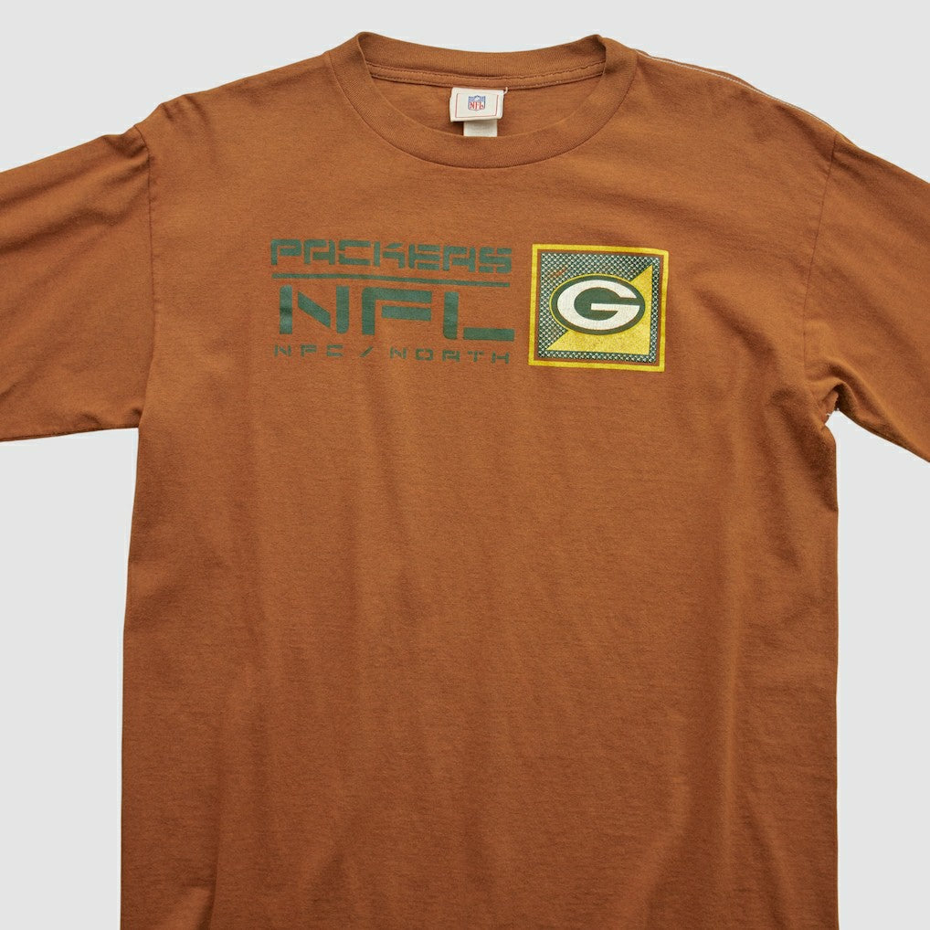 Green Bay Packers NFL 2000s Long Sleeve T-shirt Clay Vintage