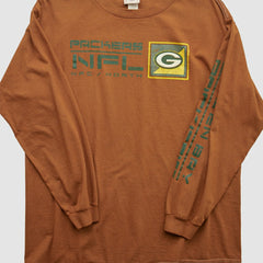 Green Bay Packers NFL 2000s Long Sleeve T-shirt Clay Vintage