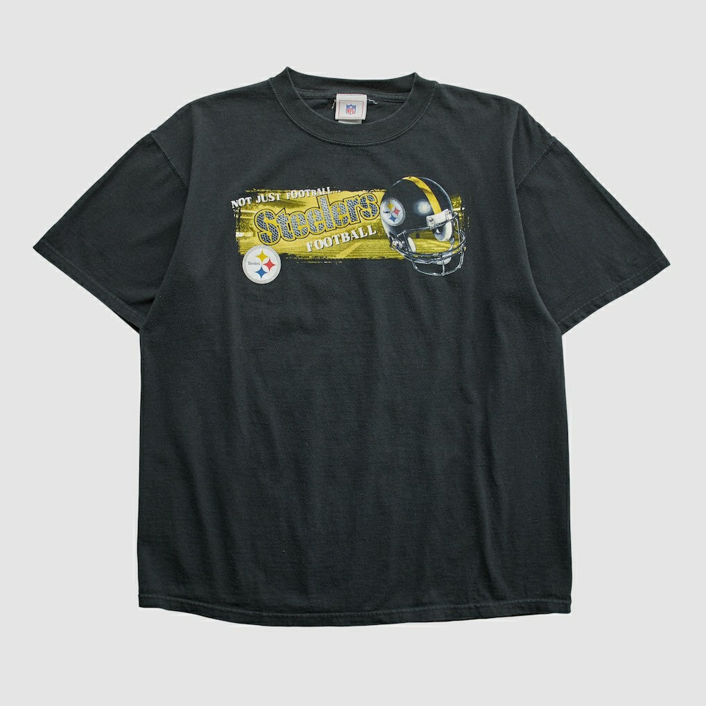 Pittsburgh Steelers NFL 2000s T-shirt Black Vintage
