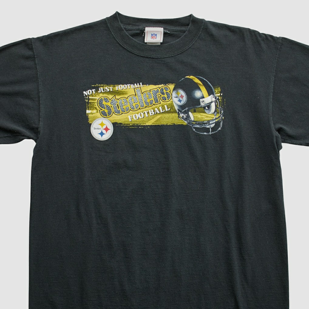 Pittsburgh Steelers NFL 2000s T-shirt Black Vintage