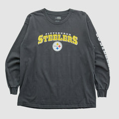 Pittsburgh Steelers NFL 2010s Long Sleeve T-shirt Black Vintage