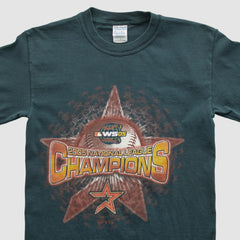 National League Champions Gildan 2005 T-shirt - Charcoal - XS by Fanatics Real Vintage T-shirts