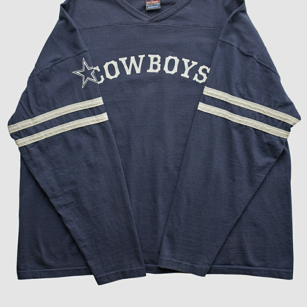 Dallas Cowboys NFL 2000s Long Sleeve T-shirt Navy Vintage