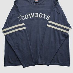 Dallas Cowboys NFL 2000s Long Sleeve T-shirt Navy Vintage