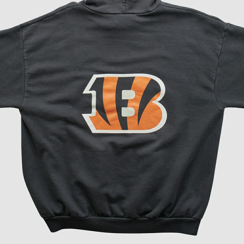 Cincinnati Bengals NFL 2000s Hooded Pullover Sweatshirt Black Vintage