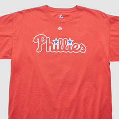 Philadelphia Phillies Majestic 2000s T-shirt - Red - XL by Fanatics Real Vintage T-shirts