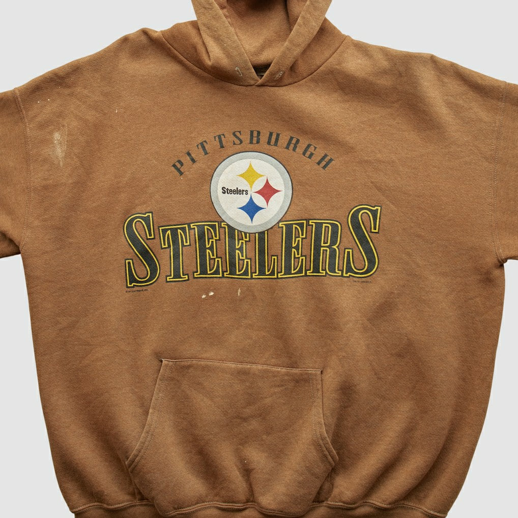 Pittsburgh Steelers Lee Sport 2000s Hooded Pullover Sweatshirt Clay Vintage