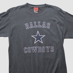 Dallas Cowboys Reebok 2000s Long Sleeve T-shirt Charcoal Vintage