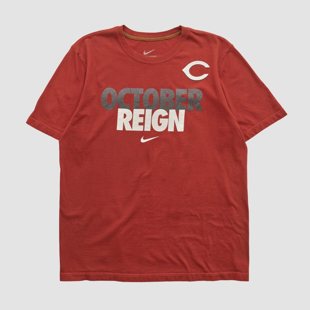 Cincinnati Reds Nike 2010s T-shirt - Maroon - M by Fanatics Real Vintage T-shirts