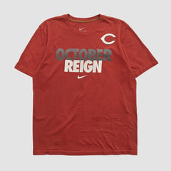 Cincinnati Reds Nike 2010s T-shirt - Maroon - M by Fanatics Real Vintage T-shirts