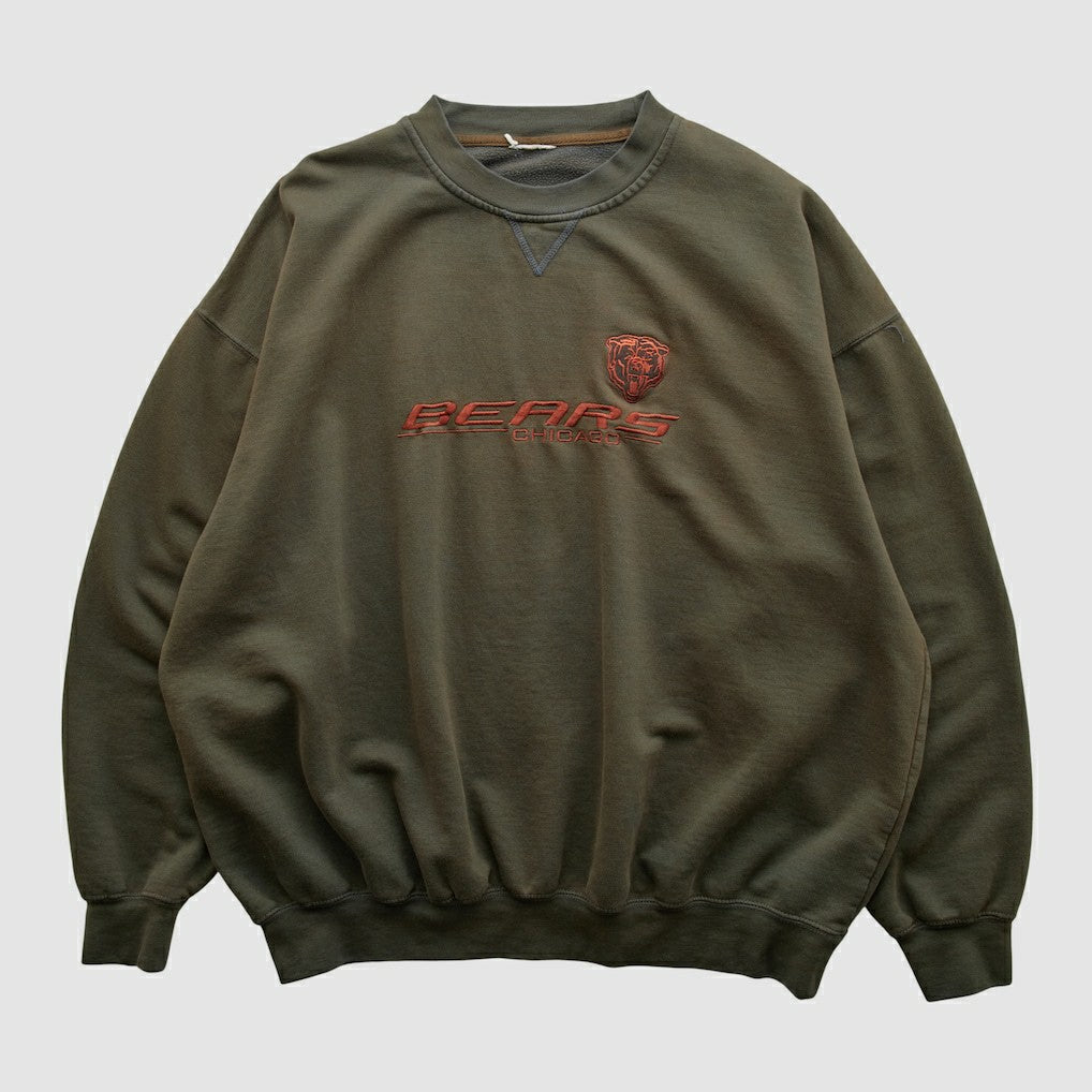 Chicago Bears 2000s Pullover Sweatshirt Brown Vintage