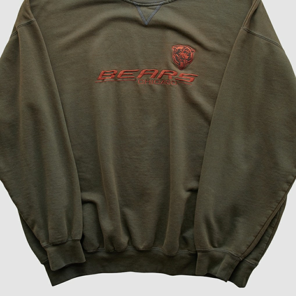 Chicago Bears 2000s Pullover Sweatshirt Brown Vintage