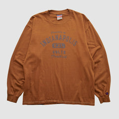 Indianapolis Colts Champion 2000s Long Sleeve T-shirt Clay Vintage