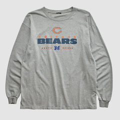 Chicago Bears 2010s Long Sleeve T-shirt Heather Gray Vintage