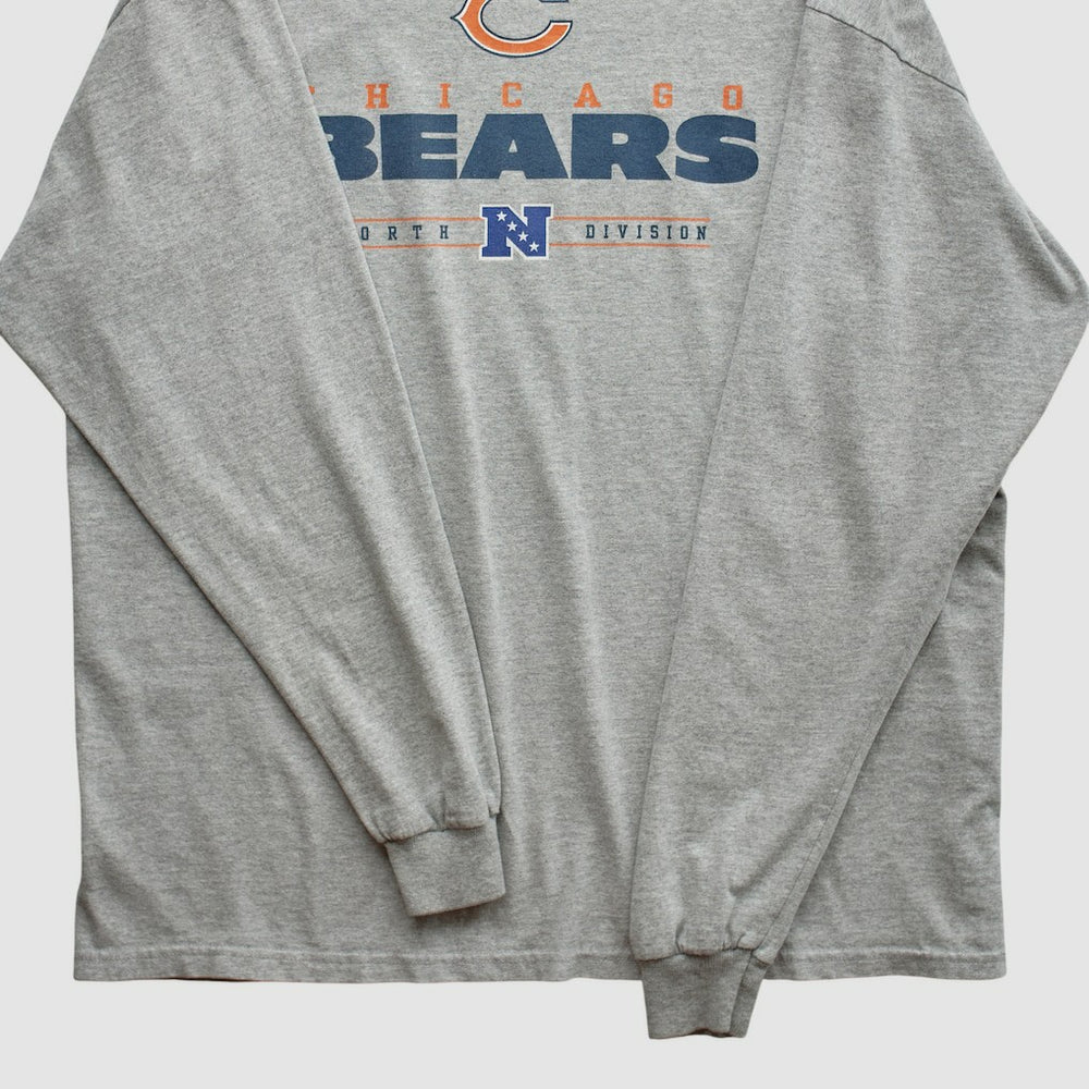 Chicago Bears 2010s Long Sleeve T-shirt Heather Gray Vintage