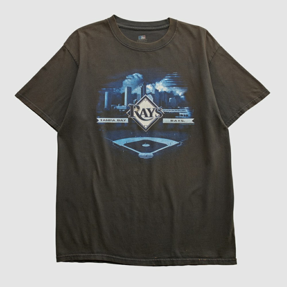 Tampa Bay Rays Genuine Merchandise 2000s T-shirt - Black - L by Fanatics Real Vintage T-shirts