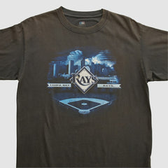 Tampa Bay Rays Genuine Merchandise 2000s T-shirt - Black - L by Fanatics Real Vintage T-shirts