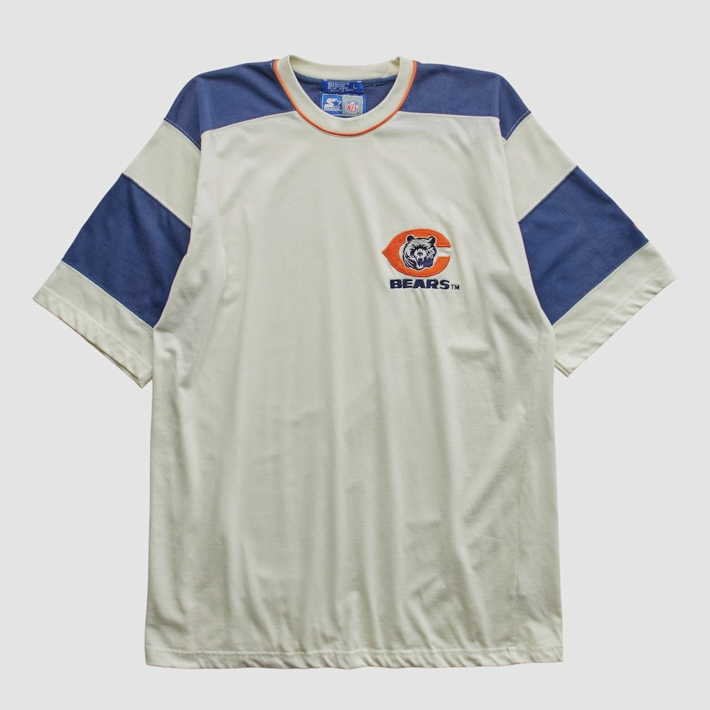 Chicago Bears Starter 90s T-shirt White Vintage