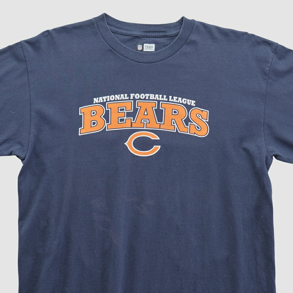 Chicago Bears NFL 2010s Long Sleeve T-shirt Navy Vintage