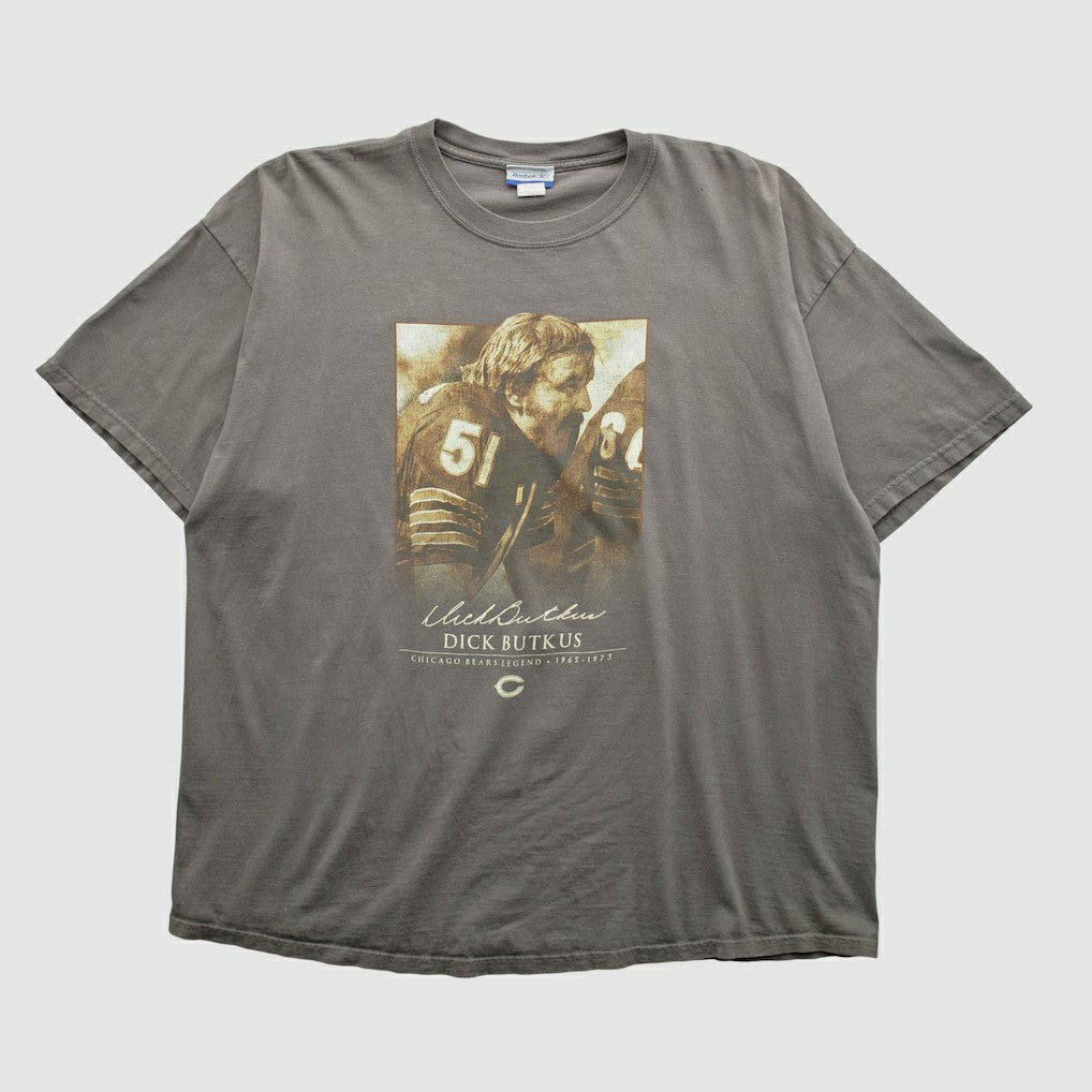 Dick Butkus Reebok 2000s T-shirt Tan Vintage