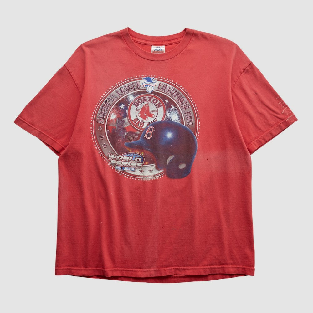 Boston Red Sox Alstyle 2004 T-shirt - Red - L by Fanatics Real Vintage T-shirts