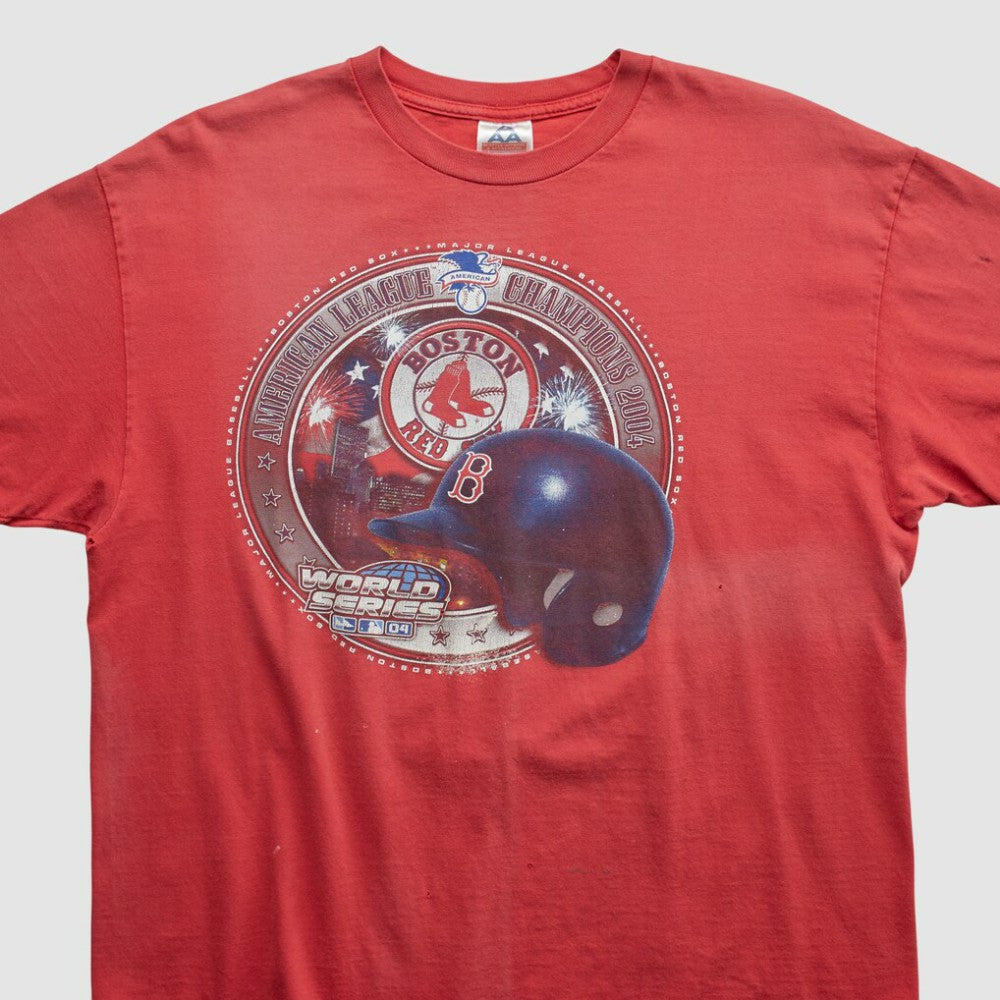 Boston Red Sox Alstyle 2004 T-shirt - Red - L by Fanatics Real Vintage T-shirts