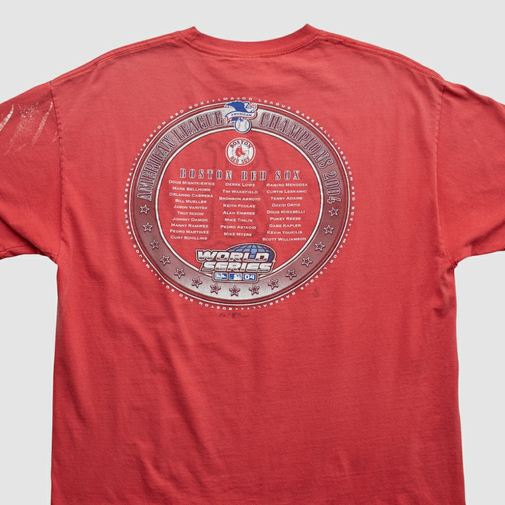 Boston Red Sox Alstyle 2004 T-shirt - Red - L by Fanatics Real Vintage T-shirts