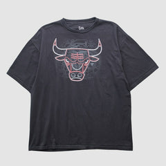 Chicago Bulls Majestic 2000s T-shirt Black Vintage